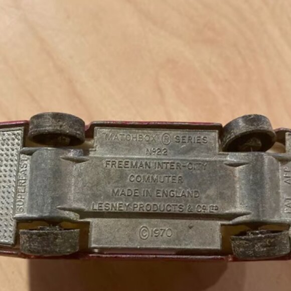 Matchbox Vintage Matchbox No22 Freeman Inter-City Commuter made by lesney 1970 - Picture 3 of 3